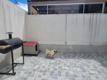 Tumbaco, en Venta Moderna Casa en Venta, Adosada a un Solo Lado. Amplio Jardin