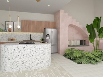 Casa renovada en venta en centro de Mérida con 3 dormitorios