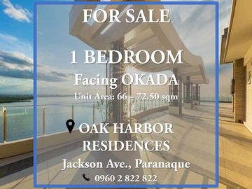 Ready for Occupancy 1 Bedroom 1 Bathroom Condo For Sale in Paranaque Oak Harbor near Okada MOA
