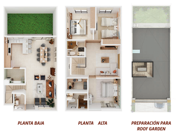 Casa en Venta en La Carmina Residencial, Palmares, Querétaro (Modelo Valeria)