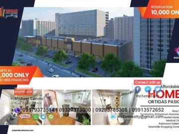 Condominium For Sale Near PLDT Tower Urban Deca Ortigas Rent to Own thru PAG-IBIG, Bank and In-house