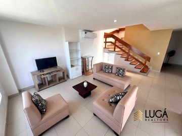 Departamento Dúplex totalmente amoblado en con vista al mar en venta, Sector Barbasquillo cerca a la Quadra Manta Ecuador