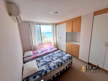 Departamento Dúplex totalmente amoblado en con vista al mar en venta, Sector Barbasquillo cerca a la Quadra Manta Ecuador