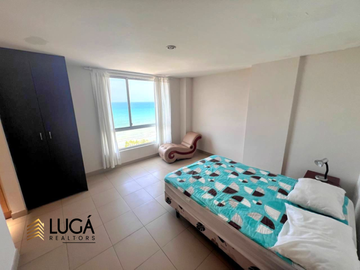 Departamento Dúplex totalmente amoblado en con vista al mar en venta, Sector Barbasquillo cerca a la Quadra Manta Ecuador