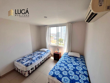 Departamento Dúplex totalmente amoblado en con vista al mar en venta, Sector Barbasquillo cerca a la Quadra Manta Ecuador