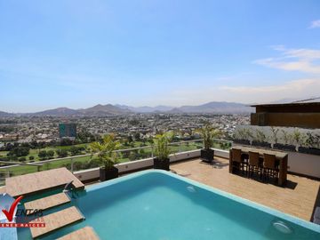 Hermoso Departamento Duplex, Vista Al Golf Moderno Perm Mascotas
