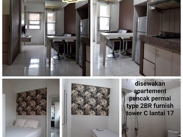 Sewa Apartemen Puncak Permai Bulanan Surabaya Barat 2BR FURNISHED