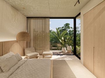 Condominio  con jardín y alberca privada, Zona grill venta, Playacar, Playa del Carmen