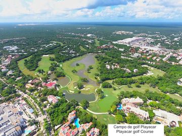 Condominio  con jardín y alberca privada, Zona grill venta, Playacar, Playa del Carmen
