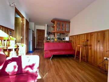 VENTA DEPARTAMENTO PARQUE SUIZO #800 PUCON, 1DORMITORIO,1 BAÑO, 1 ESTACIONAMIENTO