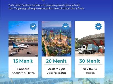 Gudang Industri Multiguna Dekat Bandara Soekarno Hatta