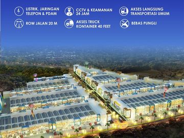 Gudang Industri Multiguna Dekat Bandara Soekarno Hatta