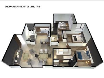 PRECIOSO DEPARTAMENTO EN VENTA CUENTA CON AMENIDADES Y ACABADOS DE PRIMERA CALIDAD ZONA PONIENTE DE SLP