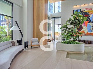 Departamento en Venta en Cancún en SLS Marina Beach Puerto Cancún con Terraza