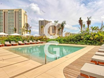 Departamento en Venta en Cancún en SLS Marina Beach Puerto Cancún con Terraza