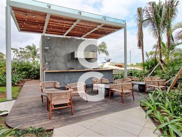 Departamento en Venta en Cancún en SLS Marina Beach Puerto Cancún con Terraza