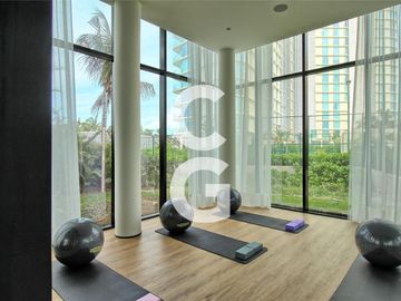 Departamento en Venta en Cancún en SLS Marina Beach Puerto Cancún con Terraza
