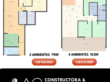 Venta 4 Ambientes 97 m² patio y balcon. Frente Cochera Bonificada! En el Corazón de Villa Urquiza. listo para entregar