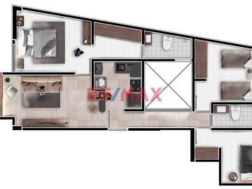 Lindo Y Elegante Departamento En Playa San Bartolo - 77m2