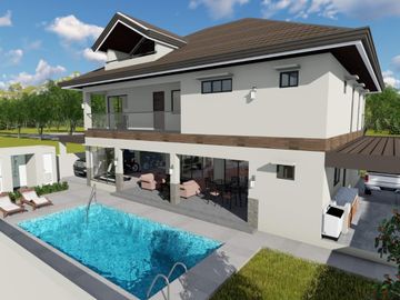 Modern House and Lot with Swimming Pool for sale in Los Baños, Laguna