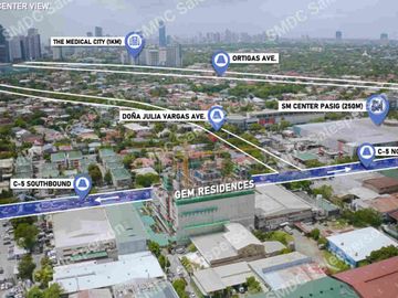 Preselling Studio NO Spot DP SMDC Gem Residences 15k Monthly C5 Pasig