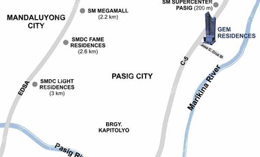 Preselling Studio NO Spot DP SMDC Gem Residences 15k Monthly C5 Pasig