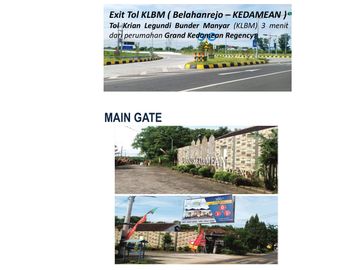 Grand Kedamean Regency type New Napoly 30/66 II 500Rb dapat rumah