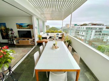 PENTHOUSE DUPLEX EN VENTA EN MIRAFLORES CON SALIDA A PARQUE PRIVADO