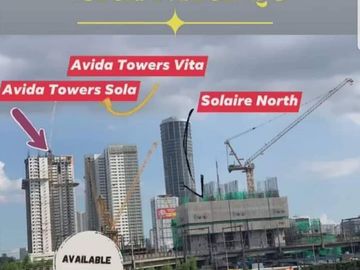 Promo STUDIO Condo in Avida Sola Tower Vertis North near Seda Hotel Trinoma Mall Solaire Hotel and Casino