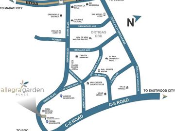 DMCI Pre Selling 1 2 3 Bedroom condo In Allegra Garden  Place near BGC Mckinley  Ortigas center Capitol Commons Estancia Mall Shangri la Plaza SM Mega