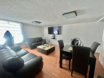 Departamento remodelado en venta, Granjas Coapa.