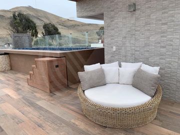 LISTA PARA DISFRUTAR!! CASA AMOBLADA EN CONDOMINIO DE CHOCAYA CON FINOS ACABADOS (CAMPO/PLAYA)