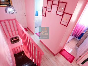 harming 3-Bedroom Pink House and Lot for Sale in Primary Homes Colorado Liloan - Your Cozy Family Haven Awaits!