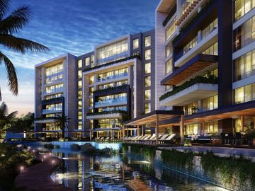 Condominio con vista al campo de golf y lago, en Yucatan Country Club, venta Mérida.