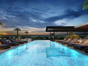 Departamento en playa del carmen de 2 habitaciones con muy buen porcentaje de rentas