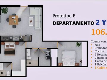 DEPARTAMENTOS EN PREVENTA EN CENTRO HISTORICO SOBRE AV 20 DE NOVIEMBRE