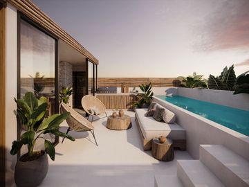 Precioso departamento 1 recámara más loft en Holistica