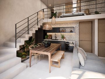 Precioso departamento 1 recámara más loft en Holistica