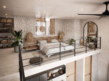 Precioso departamento 1 recámara más loft en Holistica