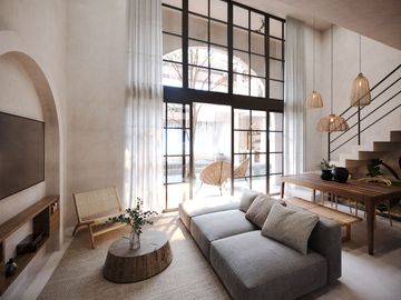 Precioso departamento 1 recámara más loft en Holistica