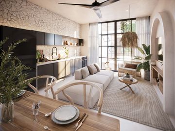 Precioso departamento 1 recámara más loft en Holistica