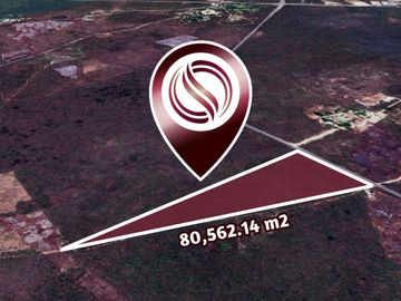 Terreno de 80,562 m2 sobre periférico, en venta Valladolid.