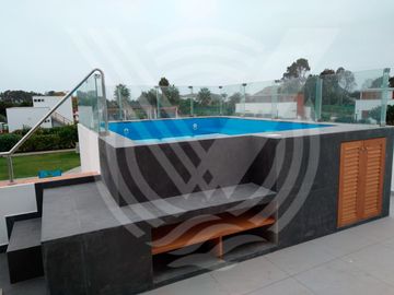 DE ESTRENO: CASA AMOBLADA EN CONDOMINIO DE CHOCAYA KM 92.5 (Campo y playa)