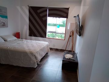 DE ESTRENO: CASA AMOBLADA EN CONDOMINIO DE CHOCAYA KM 92.5 (Campo y playa)