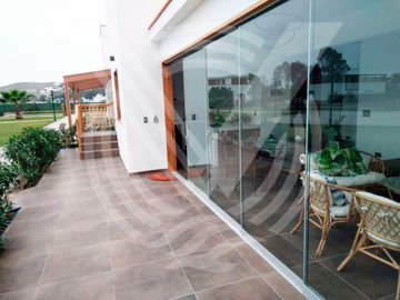 DE ESTRENO: CASA AMOBLADA EN CONDOMINIO DE CHOCAYA KM 92.5 (Campo y playa)