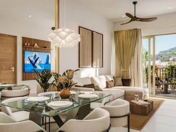 Departamento con alberca y  Gimnasio, en venta, Oceano Pacifico, Cabo San Lucas.