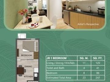 1 Bedroom Jr Condo for Sale in 𝐀𝐕𝐈𝐃𝐀 𝐂𝐄𝐍𝐓𝐑𝐀𝐋𝐈𝐒