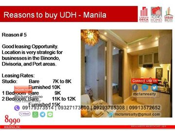 Condominium Near 999 Mall Urban Deca Manila Rent to Own thru PAG-IBIG, Bank or In-house