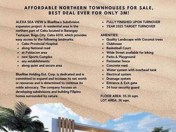 PRESELLING 4- bedrooms single detached house and lot for sale in Alexa Sea View Bogo Cebu