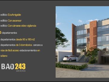 DEPARTAMENTOS EN ESTRENO VENTA LOPEZ DE AYALA  SAN BORJA
